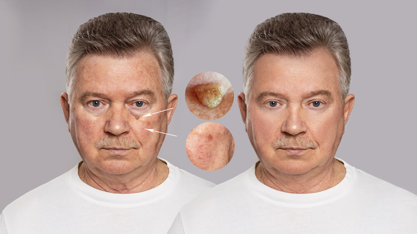 Destruction of Pre-Cancerous or Benign Lesions, One to Five Lesions